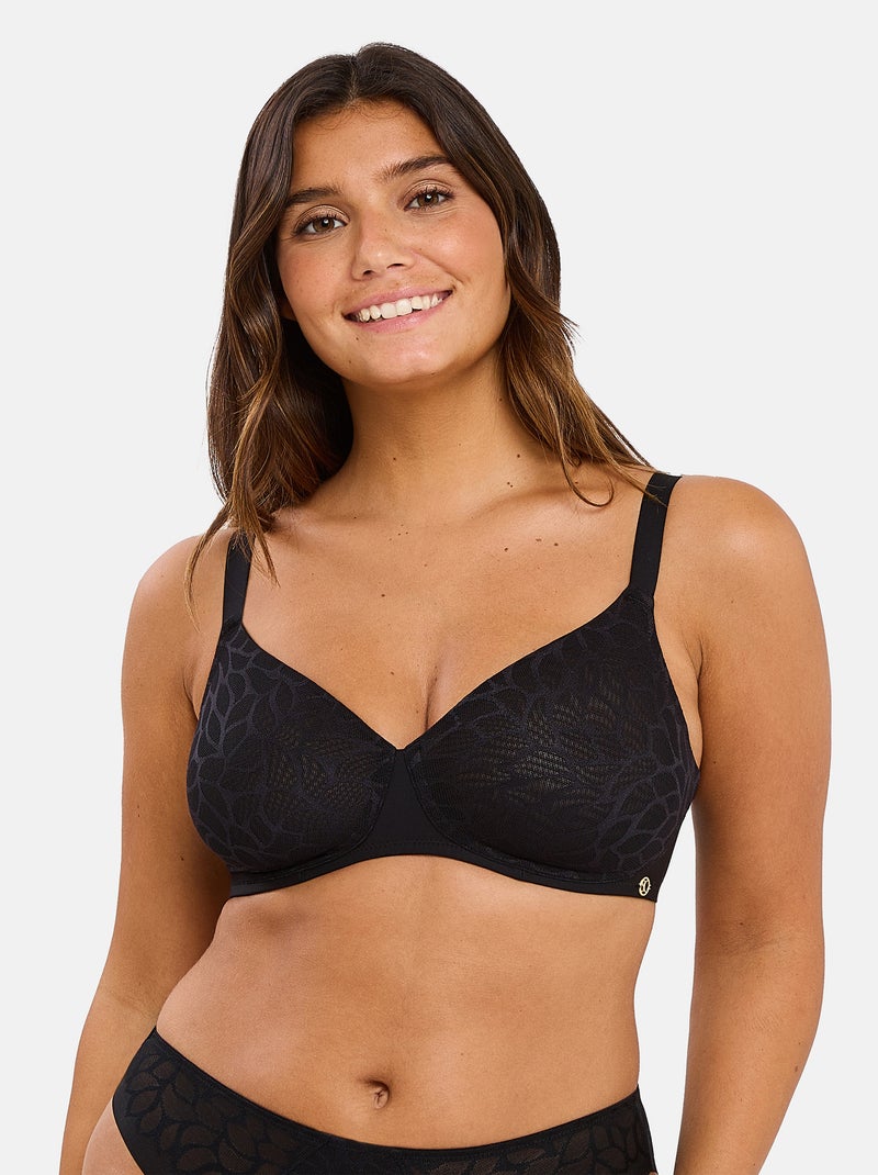 Soutien-gorge emboîtant Perfect Curves Sans Complexe Noir - Kiabi
