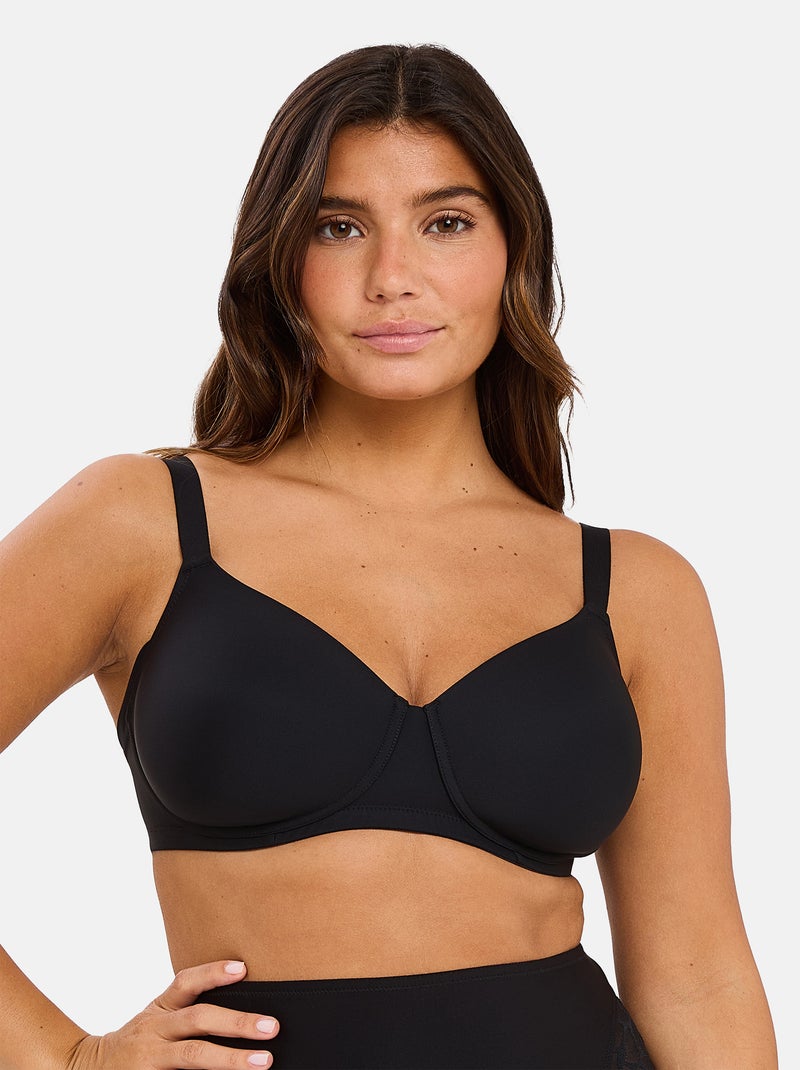 Soutien-gorge emboîtant Perfect Curves Sans Complexe Noir - Kiabi