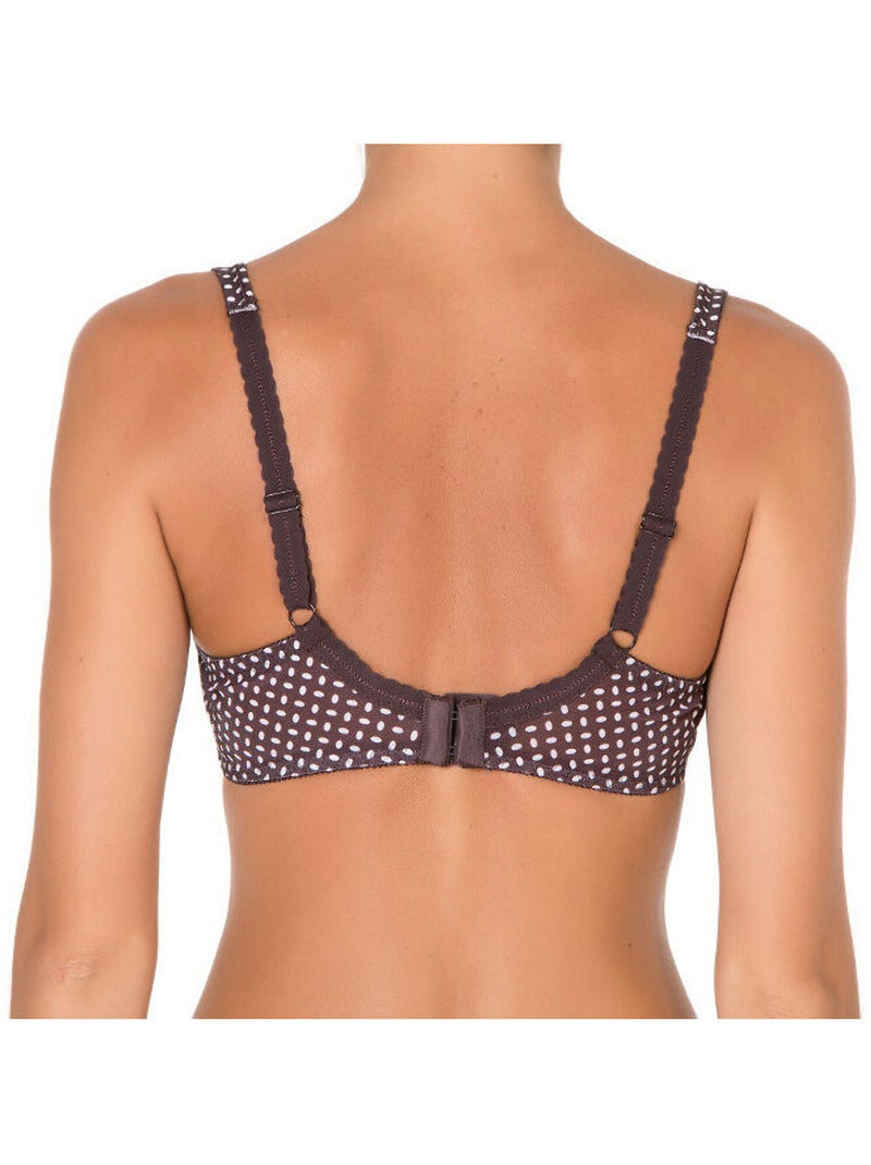 Soutien-gorge emboîtant préformé Azzure Marron chocolat - Kiabi