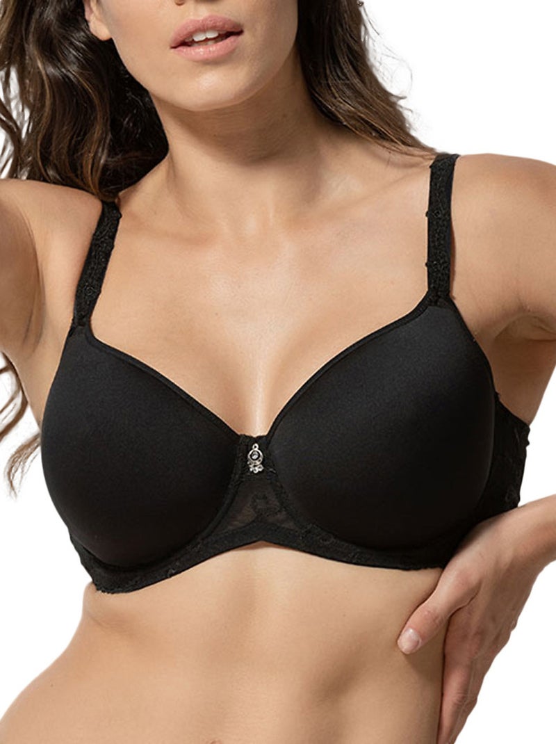 Soutien-gorge emboîtant préformé Celebration noir Noir - Kiabi