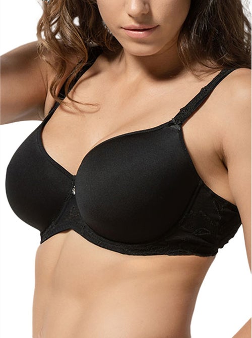 Soutien-gorge emboîtant préformé Celebration noir - Kiabi