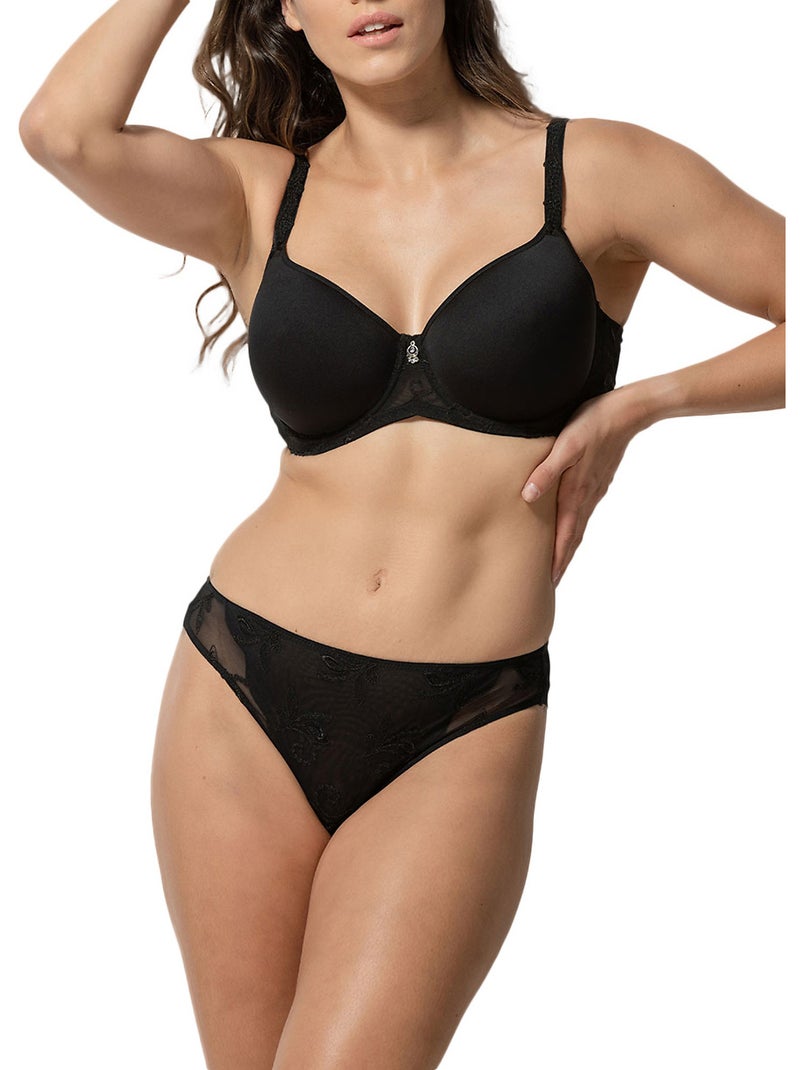 Soutien-gorge emboîtant préformé Celebration noir Noir - Kiabi