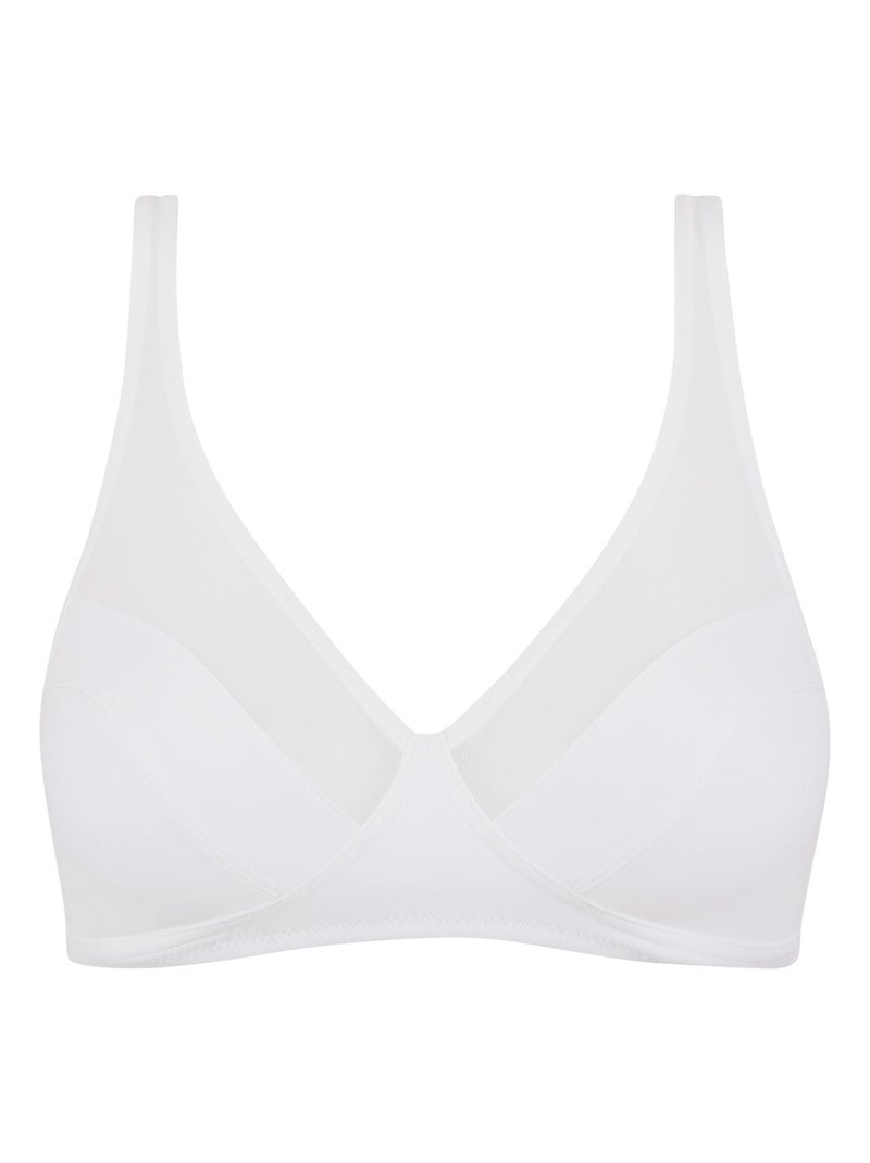 Soutien-gorge Emboîtant Sans Armature Non Paddé Generous Classique Blanc - Kiabi
