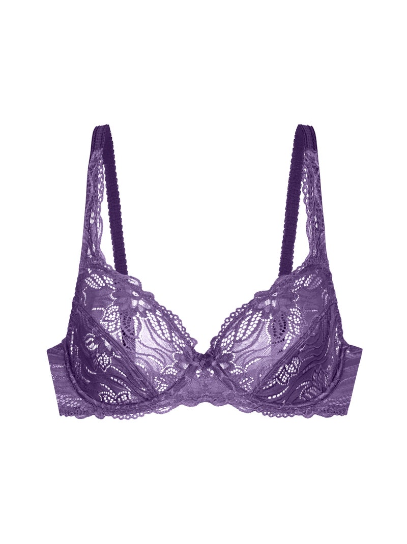 Soutien-gorge emboîtant sans coques Angie Violet - Kiabi