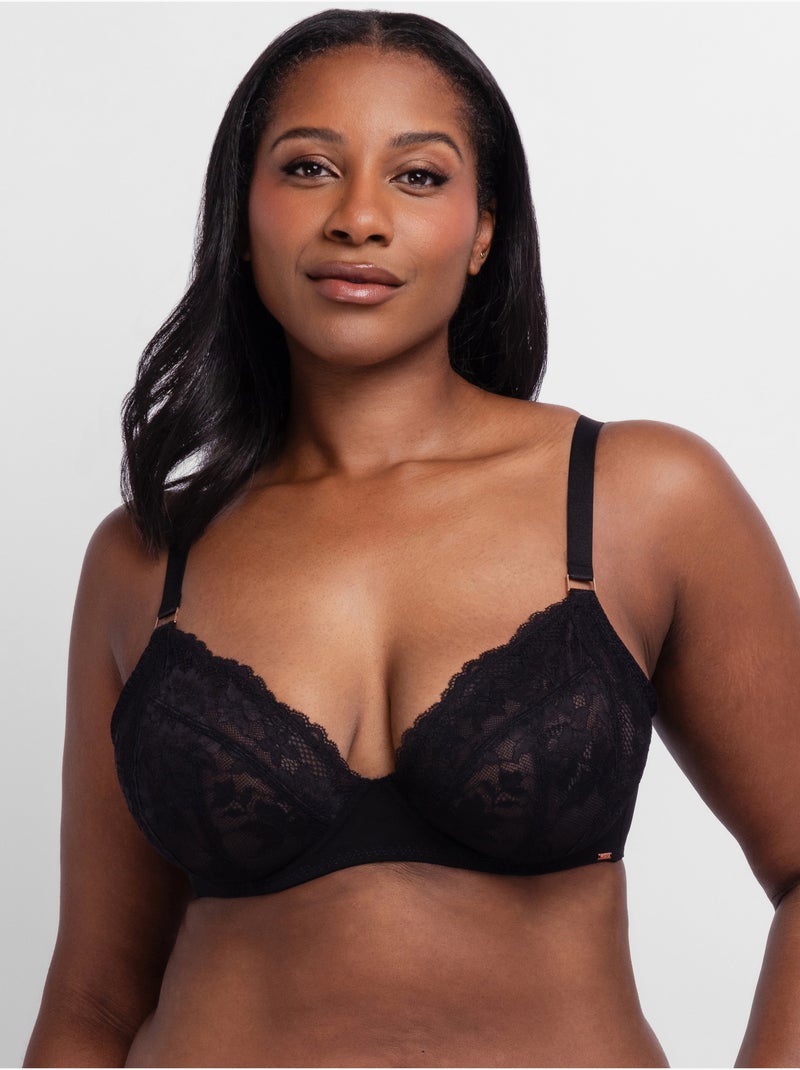 Soutien-gorge emboîtant sans coques Emory Noir - Kiabi