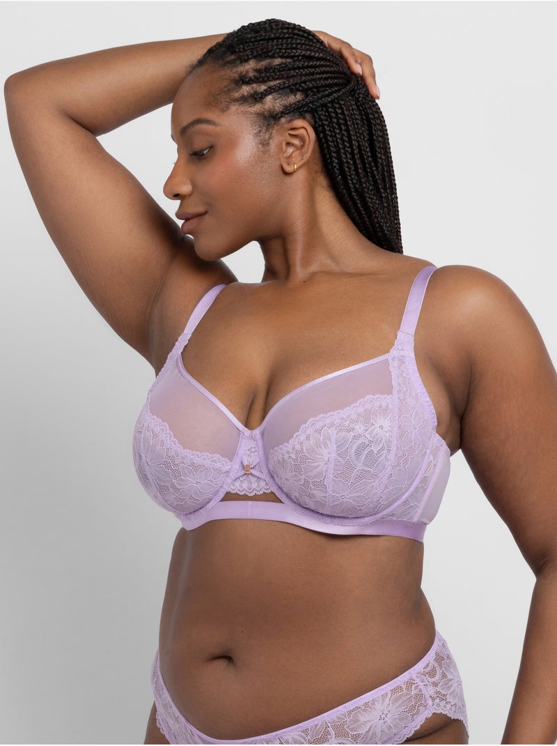 Soutien-gorge emboîtant sans coques Jemma Violet - Kiabi