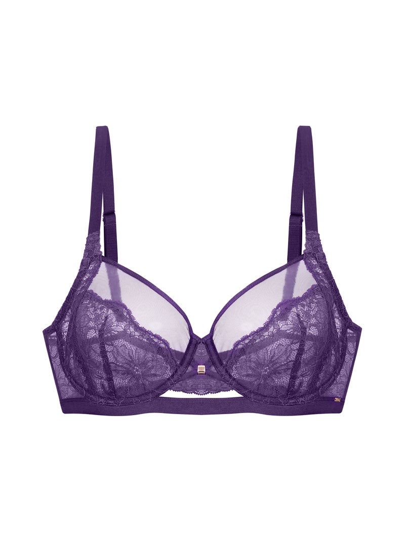 Soutien-gorge emboîtant sans coques Jemma Violet - Kiabi