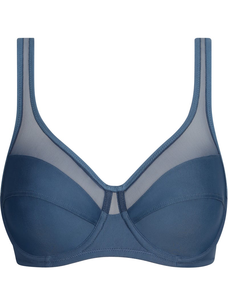 Soutien-gorge Embo?tant Avec Armatures Non Padd? Generous Bleu denim - Kiabi