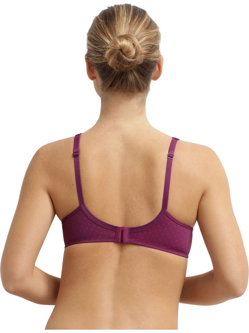 Soutien-gorge Embo?tant Avec Armatures Non Padd? Generous Bordeaux - Kiabi