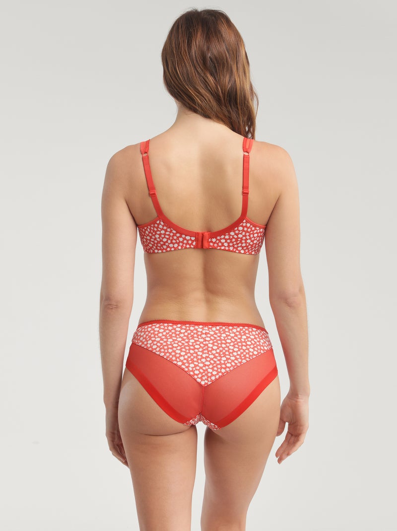 Soutien-gorge Embo?tant Avec Armatures Non Padd? Generous Classique Rouge coquelicot - Kiabi