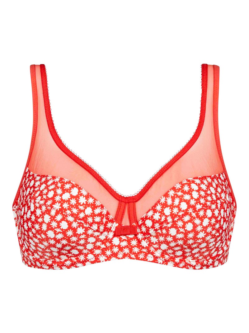 Soutien-gorge Embo?tant Avec Armatures Non Padd? Generous Classique Rouge coquelicot - Kiabi