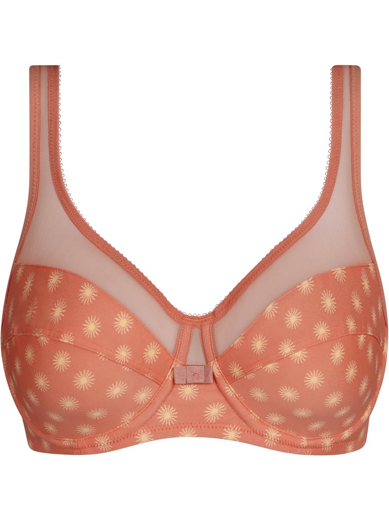 Soutien-gorge Embo?tant Avec Armatures Non Padd? Generous Corail - Kiabi