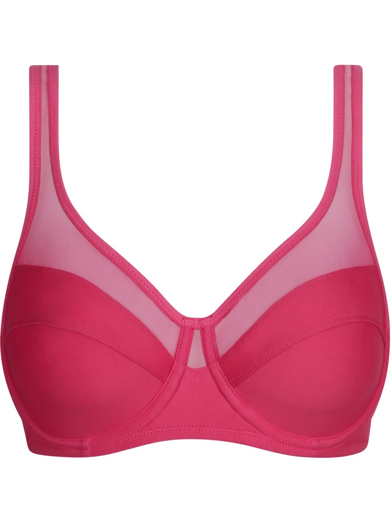 Soutien-gorge Embo?tant Avec Armatures Non Padd? Generous Rose framboise - Kiabi
