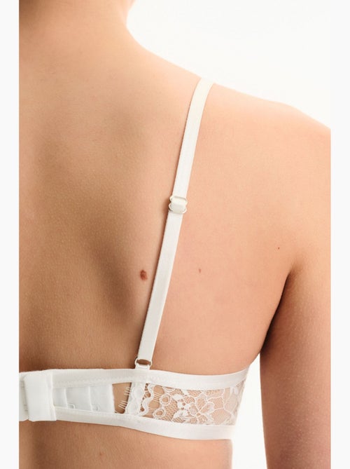 Soutien-gorge en dentelle asymétrique à armatures penti - Kiabi