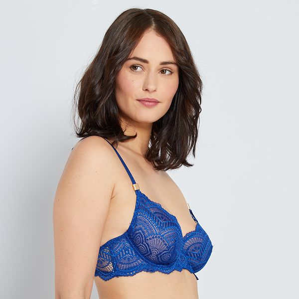 soutien gorge bleu