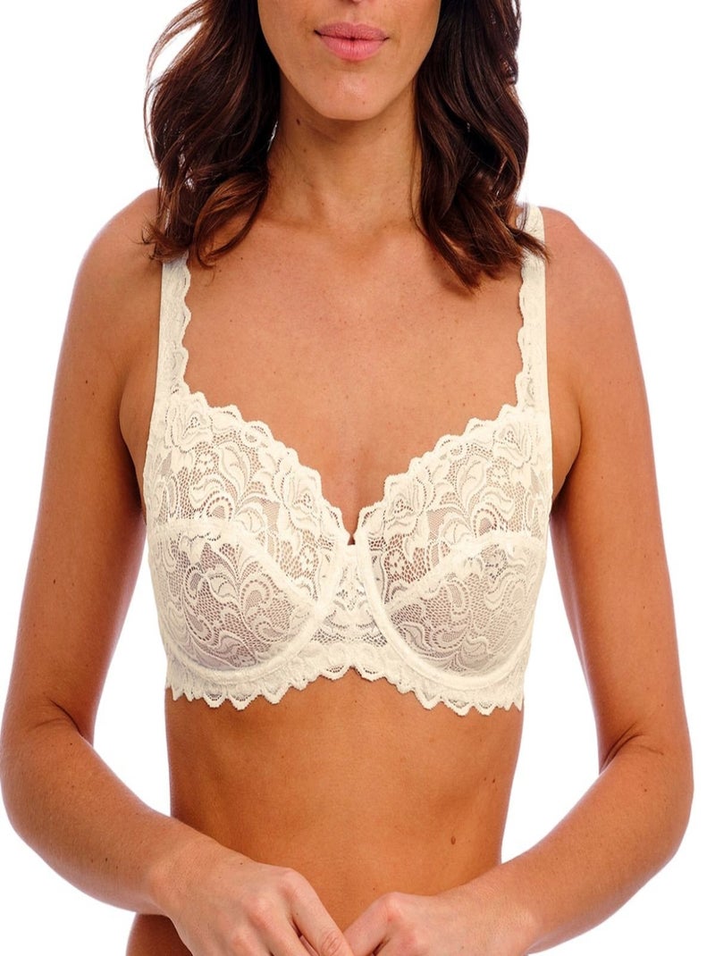 Soutien-gorge en dentelle Eglantine Blanc - Kiabi