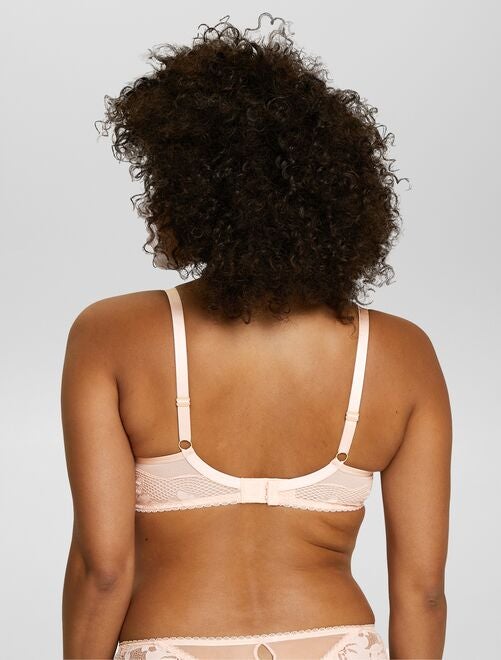 Brassière microfibre 'Billet Doux' - rose nude - Kiabi - 17.00€