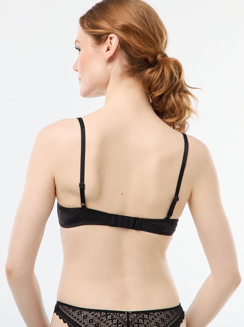 Soutien-gorge en dentelle transparente - Kiabi