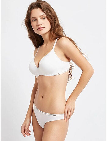 Soutien-gorge en fibres de bambou avec anneau intégré en silicone