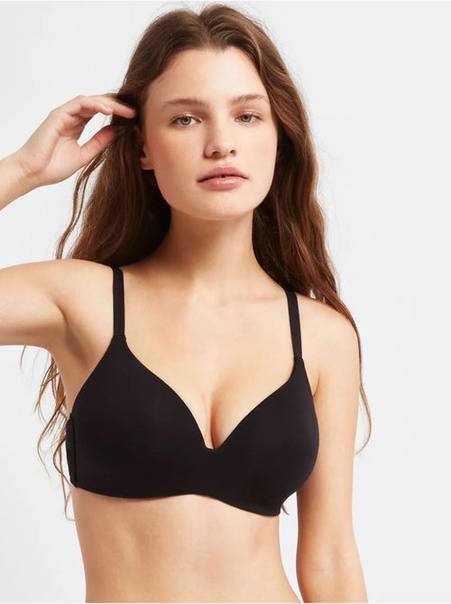 Soutien-gorge en fibres de bambou avec anneau intégré en silicone - Kiabi