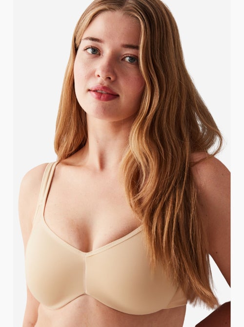 Soutien-gorge en jersey à armatures et bretelles réglables penti - Kiabi Soutien-gorge en jersey à armatures et bretelles réglables penti - Kiabi