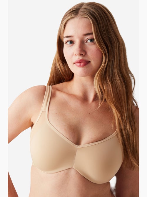 Soutien-gorge en jersey à armatures et bretelles réglables penti - Kiabi Soutien-gorge en jersey à armatures et bretelles réglables penti - Kiabi