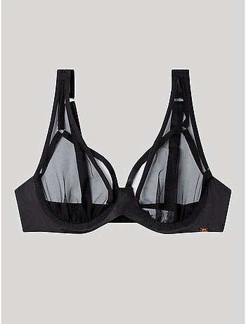 Soutien-gorge en tulle transparent