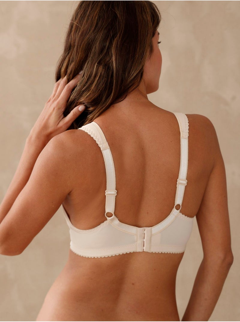 Soutien-gorge enveloppant grand maintien - DAXON Beige - Kiabi