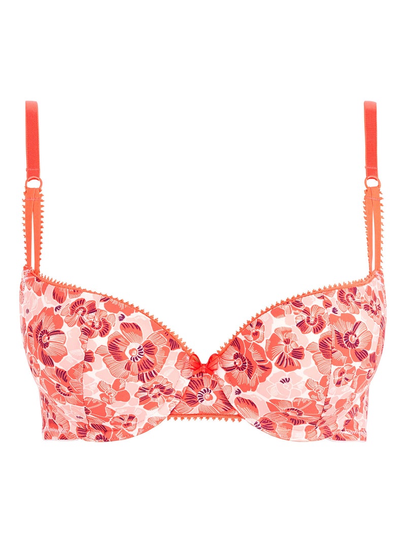 Soutien-gorge Espiègle Billet Doux Orange corail - Kiabi