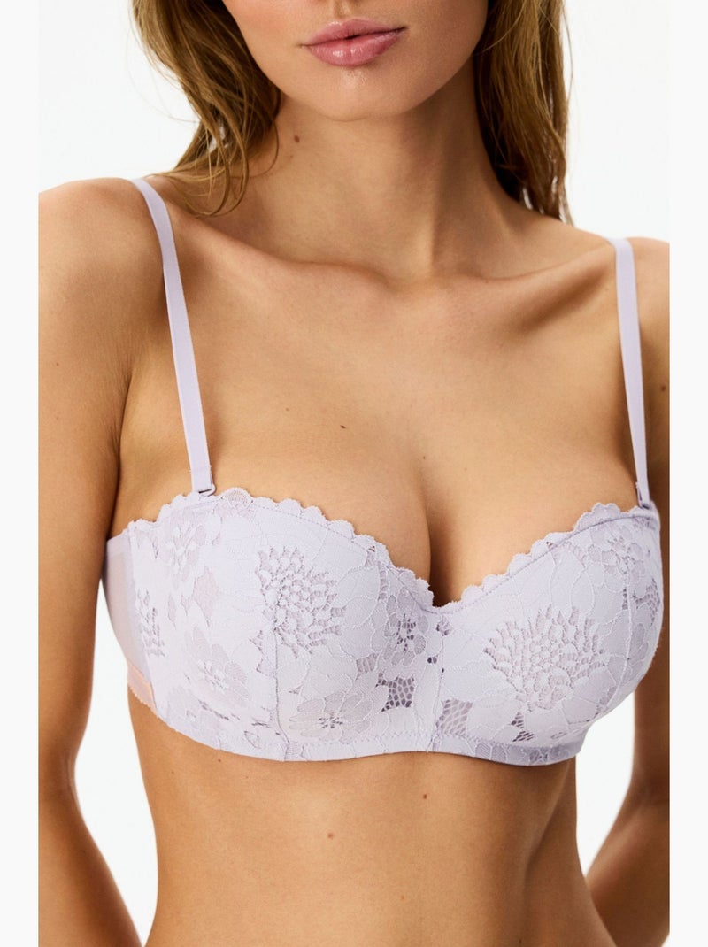 Soutien-gorge femme lotus lace penti Blanc cassé - Kiabi