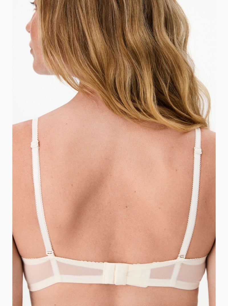 Soutien-gorge femme wow lace penti Blanc cassé - Kiabi