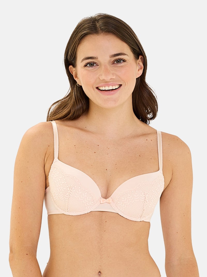 Soutien-gorge Fidèle Billet Doux Rose pastel - Kiabi