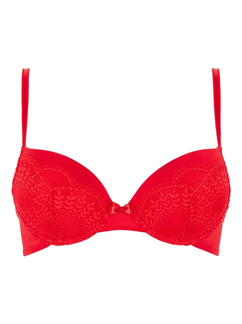 Soutien-gorge Fidèle Billet Doux Rouge coquelicot - Kiabi