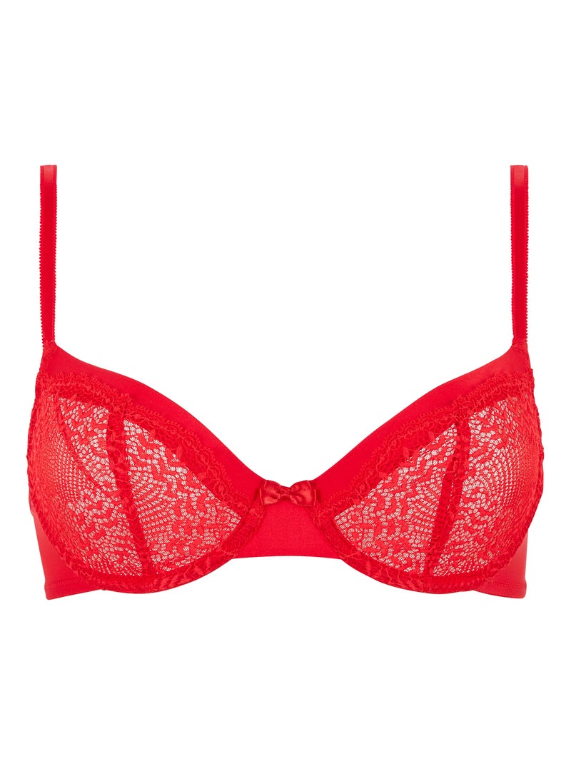 Soutien-gorge Fidèle Billet Doux Rouge coquelicot - Kiabi