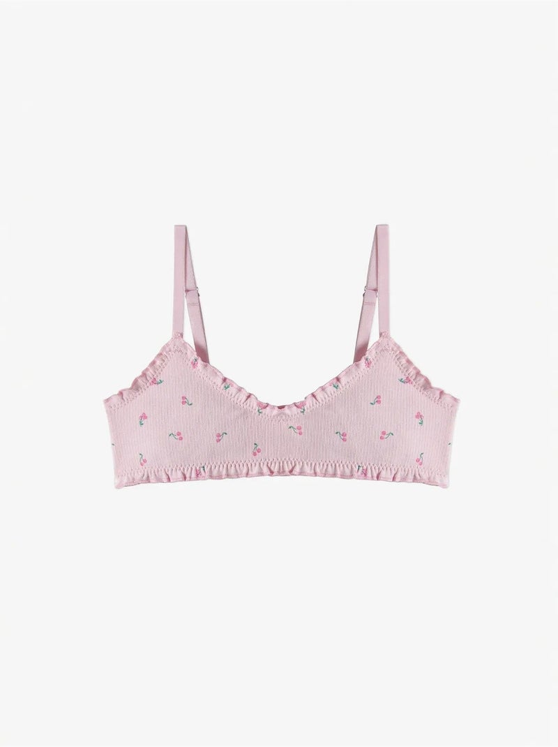 Soutien-gorge fille bloosy à fleurs, lot de 2 penti Rose - Kiabi