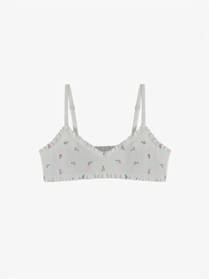 Soutien-gorge fille bloosy à fleurs, lot de 2 penti Rose - Kiabi