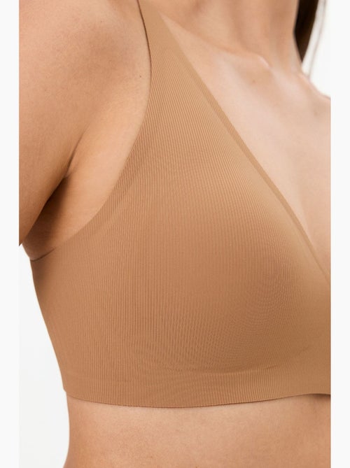 Soutien-gorge fit decolette sans trace avec coussinets penti - Kiabi