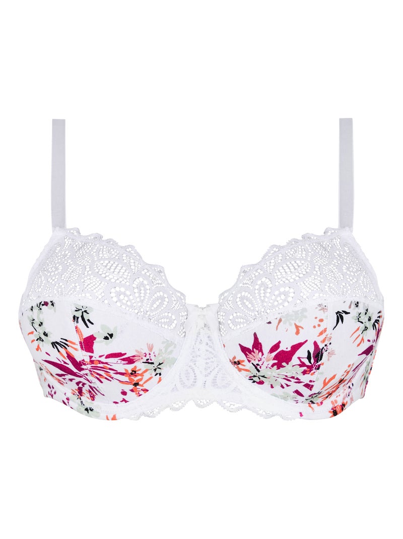 Soutien-gorge flora sans complexe lingerie Blanc Rose - Kiabi