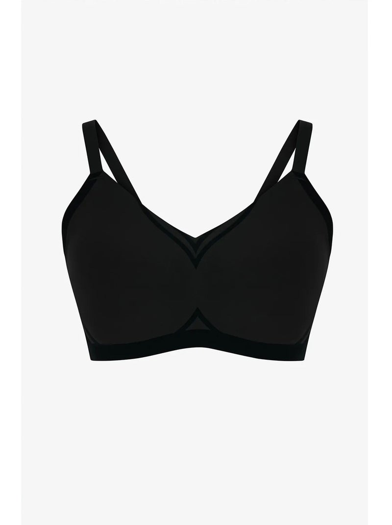 Soutien-gorge form invisible à coussinets amovibles penti Noir - Kiabi