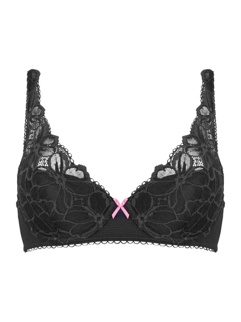 Soutien-gorge forme foulard rembouré femme Pretty Passio Noir - Kiabi