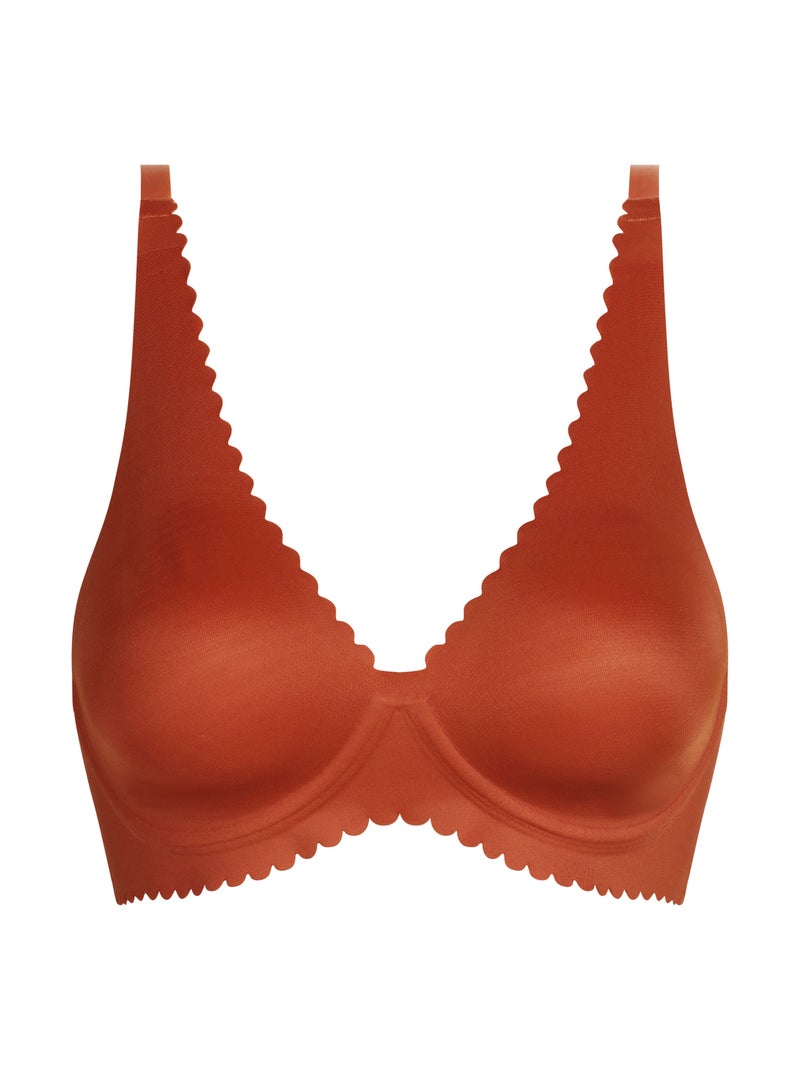Soutien-gorge foulard avec armatures Body Touch Rouge brique - Kiabi