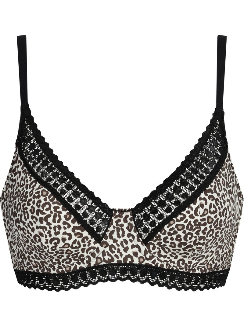 Soutien-gorge foulard avec armatures daily micro Blanc cassé - Kiabi