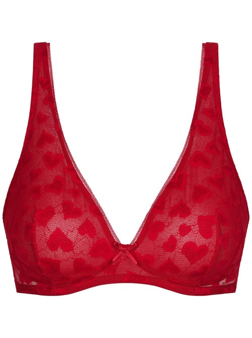 Soutien-gorge foulard dentelle cœur - Kiabi