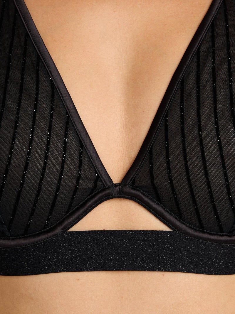 Soutien-gorge foulard Fugue - RougeGorge Lingerie Noir - Kiabi