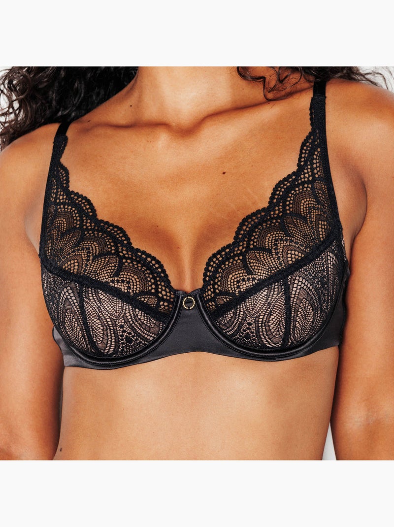 Soutien-gorge foulard Inouie - RougeGorge Lingerie Noir - Kiabi