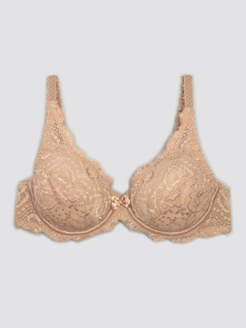 Soutien Gorge Full Cup Flower Elegance Playtex Beige Kiabi 3000€ 