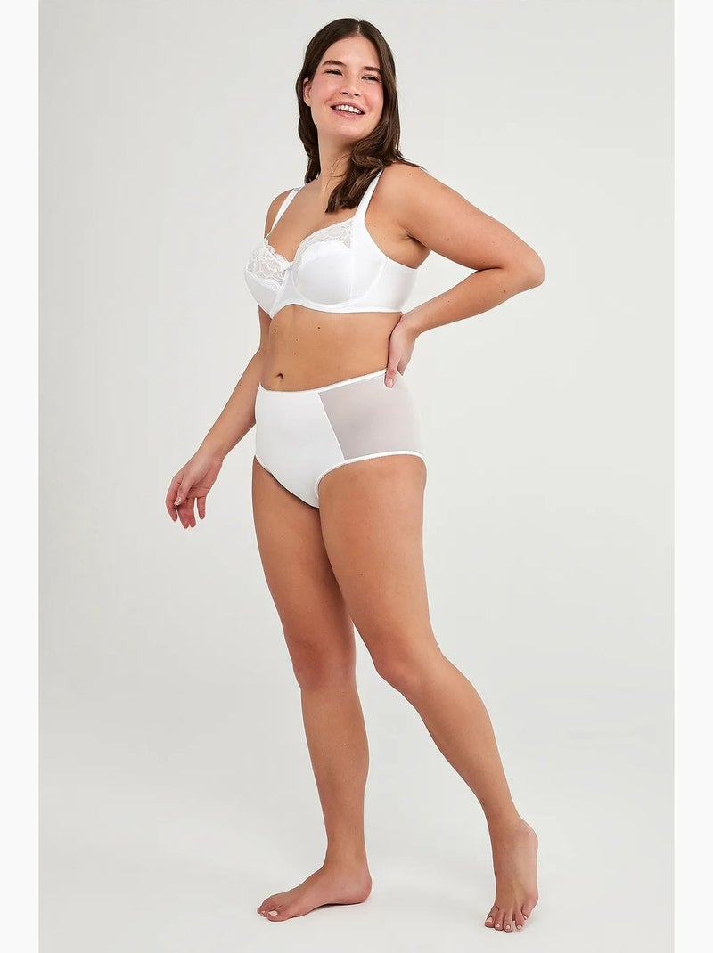 Soutien-gorge galbant sans rembourrage à armatures penti Blanc - Kiabi