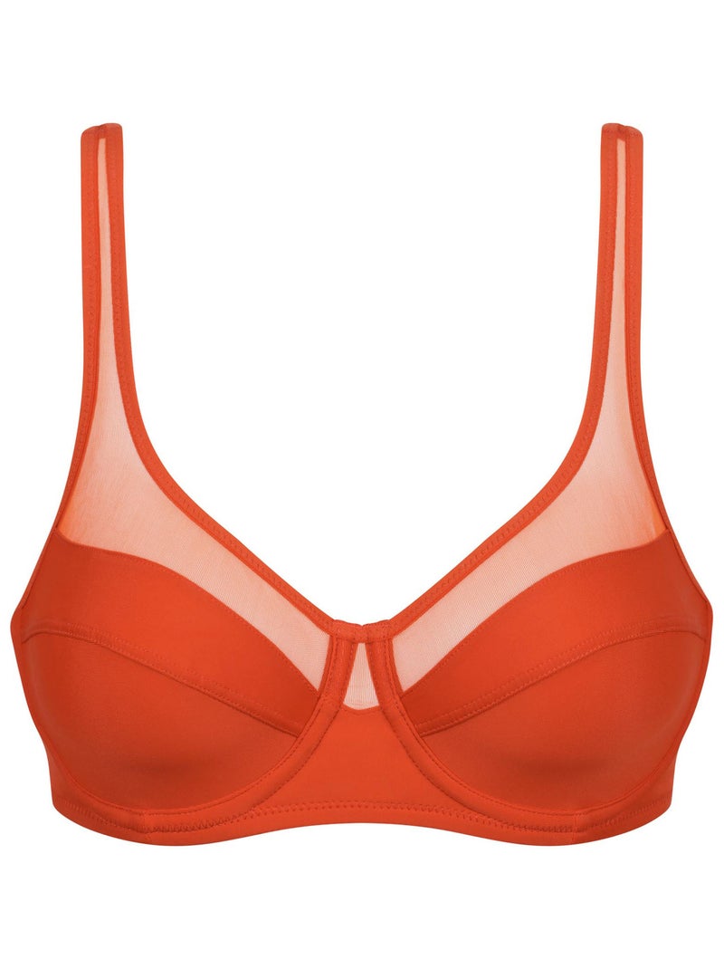 Soutien-gorge Generous Emboîtant Avec Armatures Non Paddé Orange - Kiabi