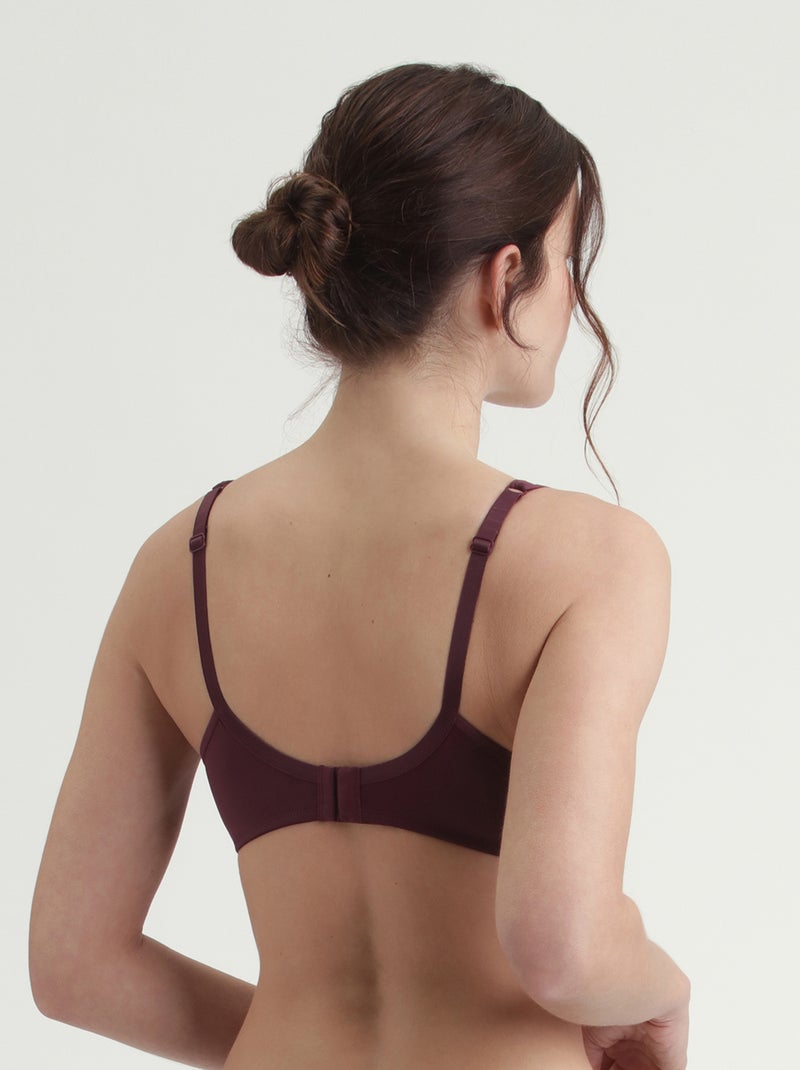 Soutien-gorge Generous Emboîtant Avec Armatures Non Paddé Violet figue - Kiabi