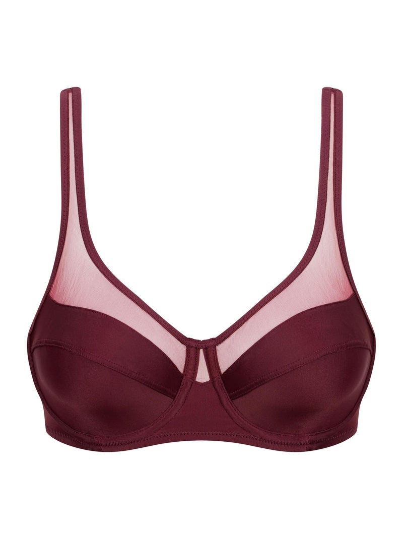 Soutien-gorge Generous Emboîtant Avec Armatures Non Paddé Violet figue - Kiabi